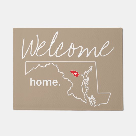 Maryland Home County Door Mat - Howard Co.