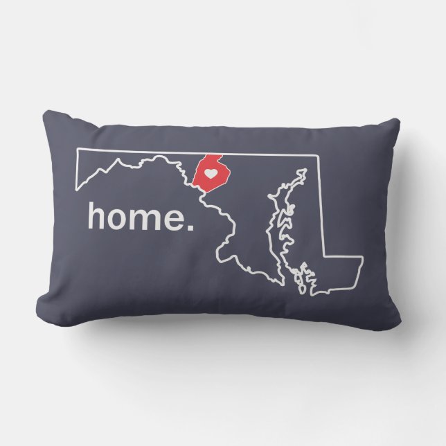 Maryland Home County pillow - Frederick co. (Front)