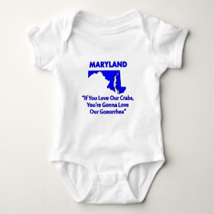 Maryland - If You Love Our Crabs... Baby Bodysuit