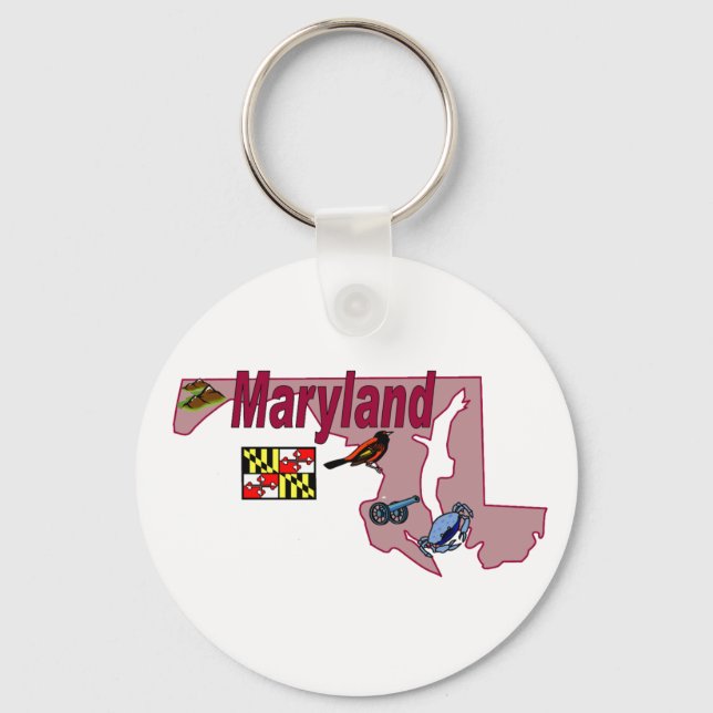 Maryland Keychain (Front)