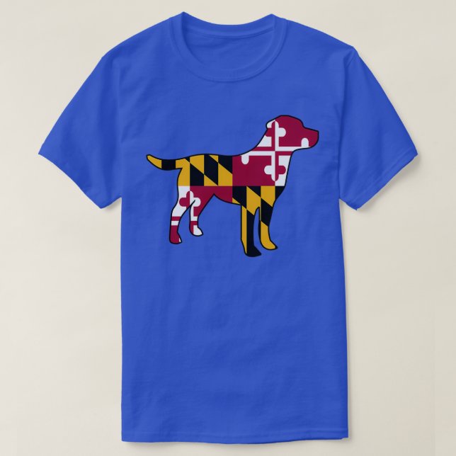 Maryland Labrador Dog  T-Shirt (Design Front)