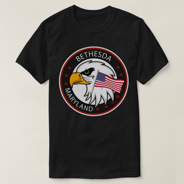 Maryland Md Bethesda 1 T-Shirt (Design Front)