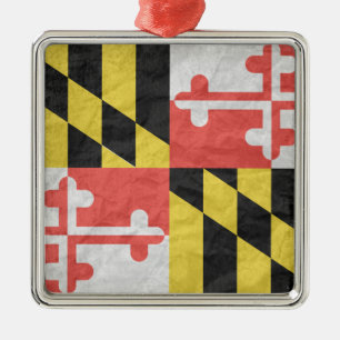 MARYLAND METAL TREE DECORATION