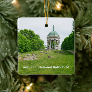 Maryland Monument in Antietam Ceramic Ornament