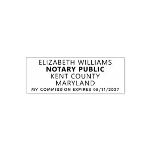 Maryland Notary Public Self-inking Stamp