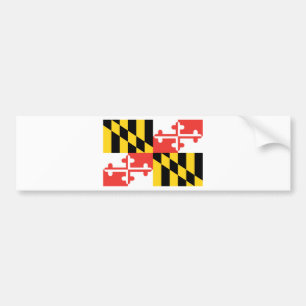 Maryland  Official State Flag Bumper Sticker