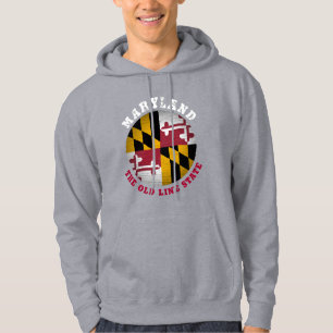 MARYLAND OLD LINE STATE FLAG HOODIE