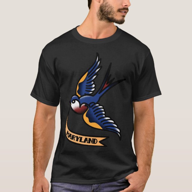 Maryland Oversized 8 T-Shirt (Front)