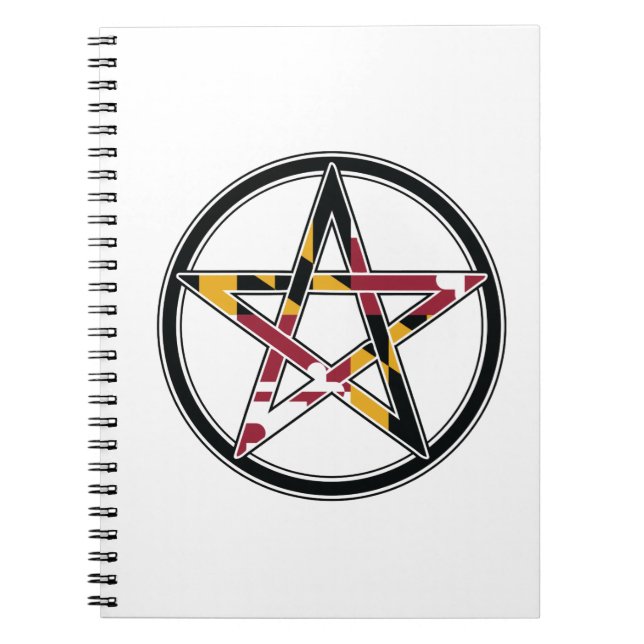 Maryland Pagan transparent Notebook (Front)
