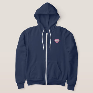 Maryland Pink Fade Heart - I love MD Hoodie