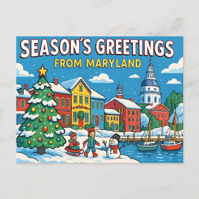 MARYLAND Postcard (Front)