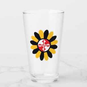 Maryland Power Flower Glass