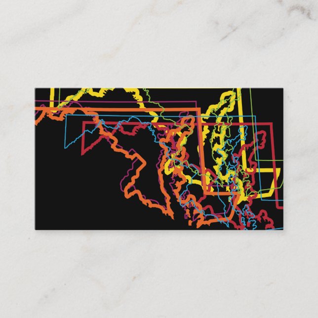 maryland pride blur business card (Front)
