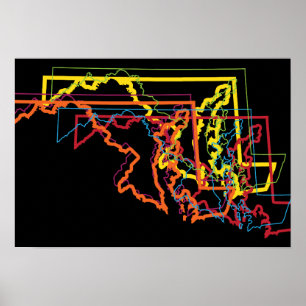 maryland pride blur poster