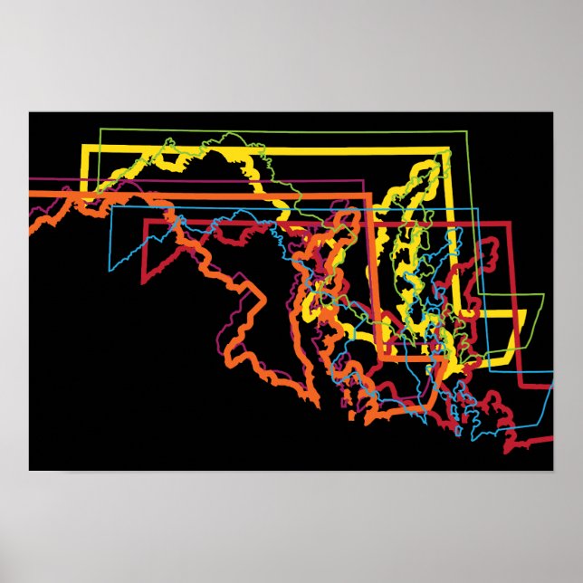 maryland pride blur poster (Front)