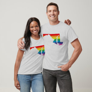 maryland pride. striped. T-Shirt