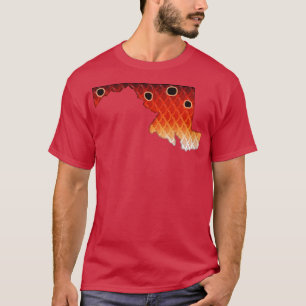 Maryland Redfish Colours Red Drum Inspired Colour T-Shirt