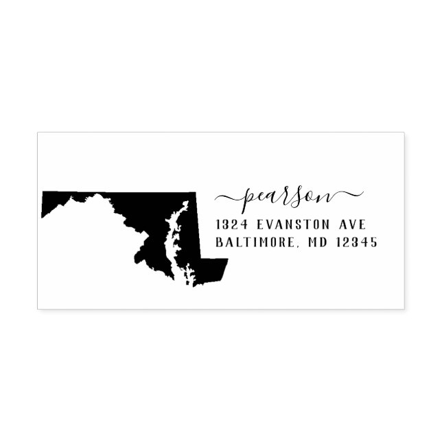 Maryland Return Address Stamp Self-Inking (Design)