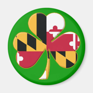 Maryland Shamrock Magnet