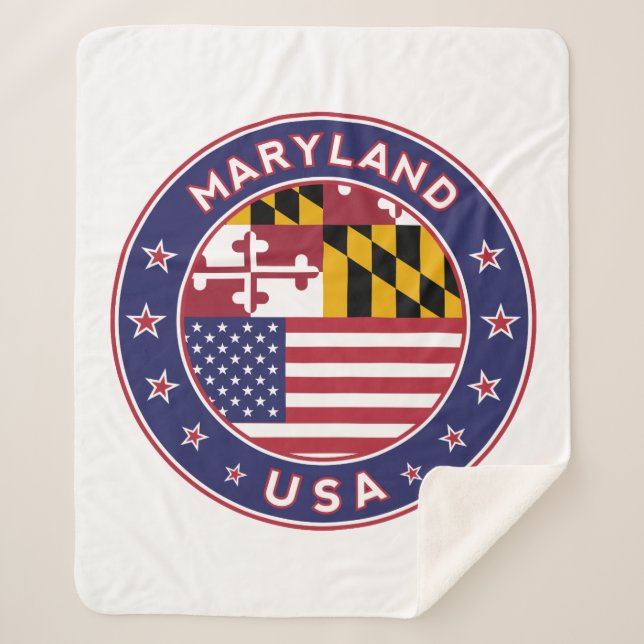 Maryland Sherpa Blanket (Front)