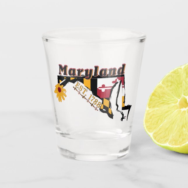 Maryland Shot Glass (Front)