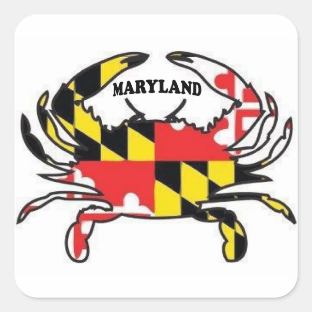 MARYLAND SQUARE STICKER (Front)
