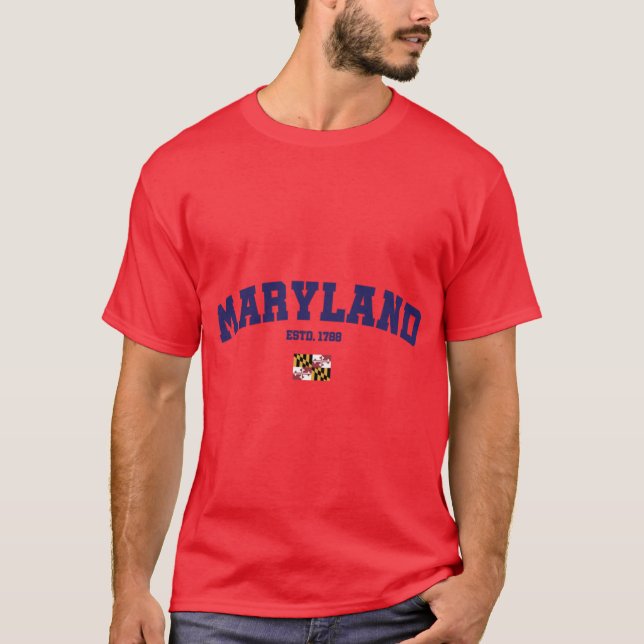 Maryland State 1 T-Shirt (Front)