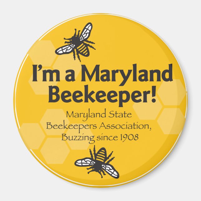 Maryland State Beekeeping Association Magnet (Front)