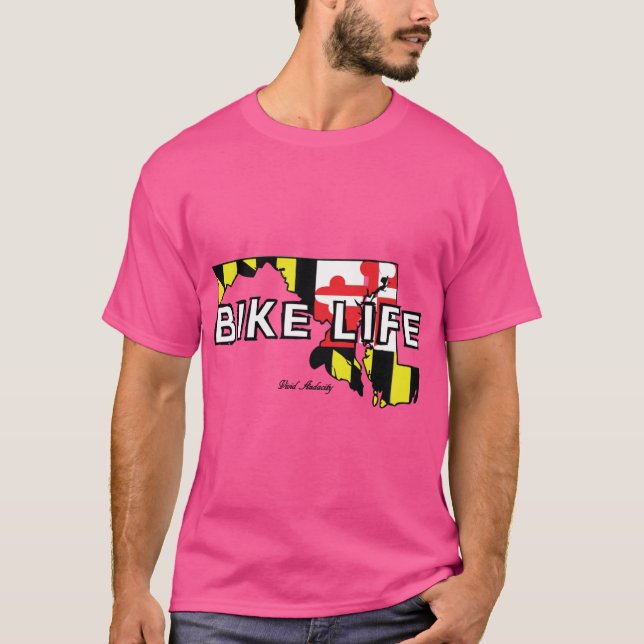 MARYLAND STATE BIKE LIFE T-Shirt (Front)