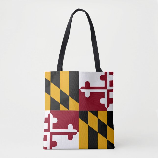 Maryland State Flag All Over Print Tote Bag (Front)