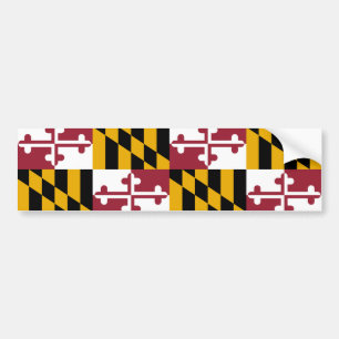 Maryland State Flag Bumper Sticker