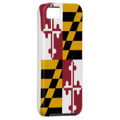 Maryland State Flag Case-Mate iPhone Case (Back/Right)