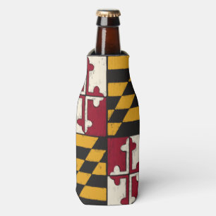 Maryland State Flag Cold Insulated Bottle Holder Cooler