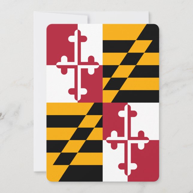 Maryland State Flag Colours Decor (Front)