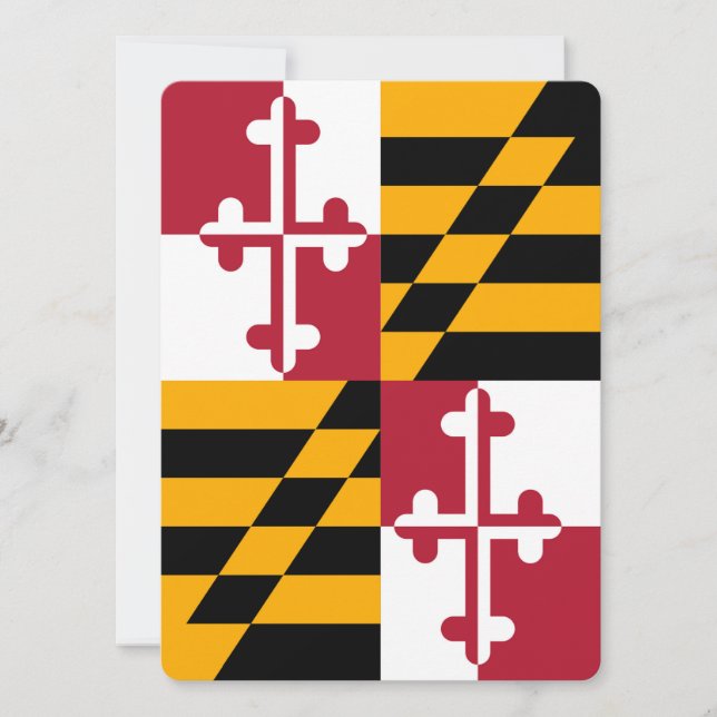 Maryland State Flag Colours Decor (Front)