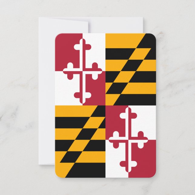 Maryland State Flag Colours Decor (Front)