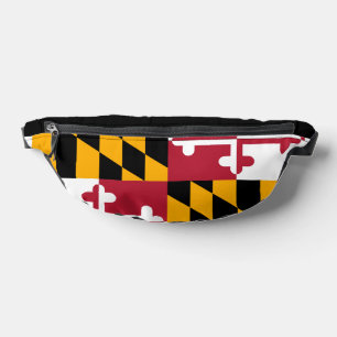 Maryland State Flag Design Bum Bags