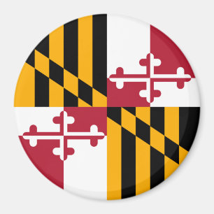 Maryland State Flag Design Decoration Magnet