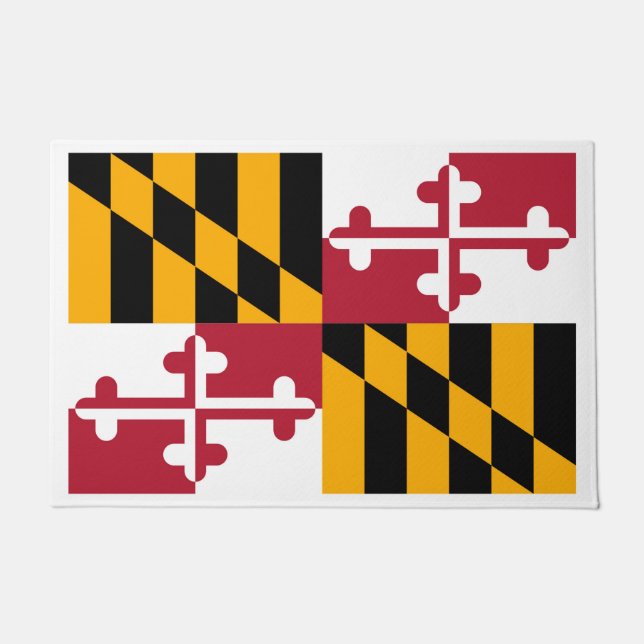 Maryland State Flag Design Doormat (Front)