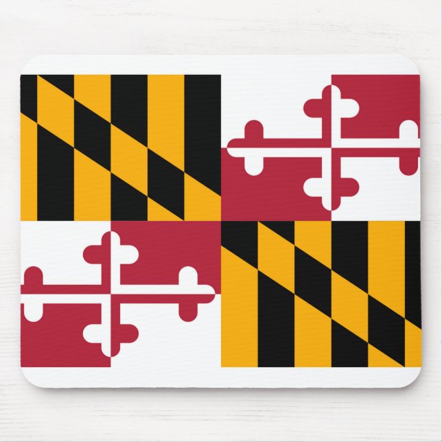 Maryland State Flag Design Mouse Mat (Front)