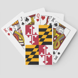 Maryland State Flag Design Playing Cards