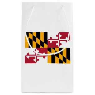 Maryland State Flag Design Small Gift Bag
