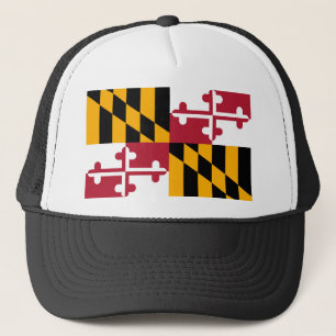 Maryland State Flag Design Trucker Hat