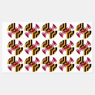 Maryland State Flag Festive Design