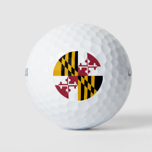 Maryland State Flag Golf Balls