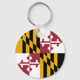 Maryland State Flag Key Ring