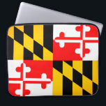 Maryland State Flag Laptop Case<br><div class="desc">Laptop/electronic bag with image of the Maryland State Flag.</div>