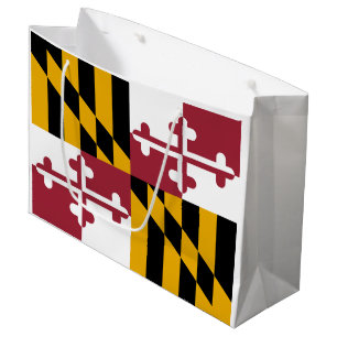 Maryland State Flag Large Gift Bag