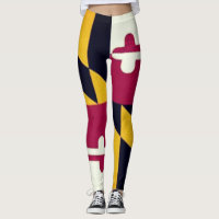 Maryland State Flag Leggings