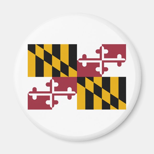 Maryland State Flag Magnet (Front)